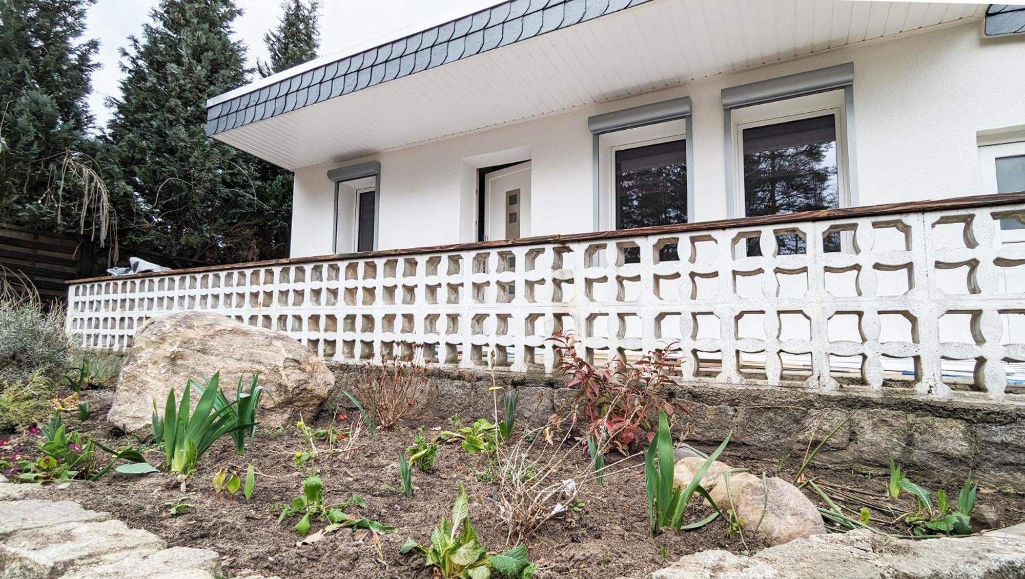 Haus Kleiner Findling Im Lausitzer Seenland Tatzschwitz Exterior foto
